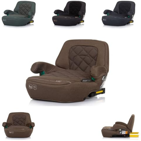 Chipolino, seggiolino per bambini i-Size Safy (125-150cm), gruppo 3 (22-36 kg), colorazione:marrone