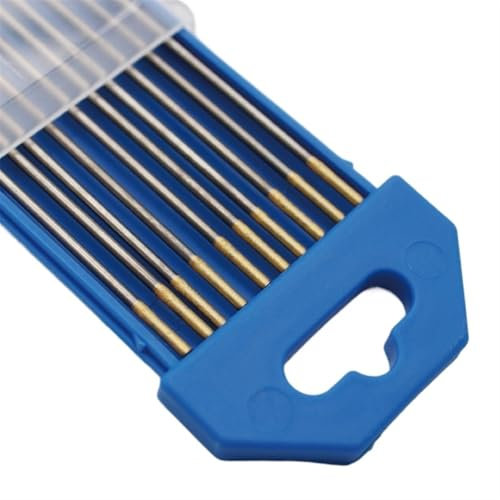 MZPOZB Baguette De Soudage Baguettes de soudage en tungstène Tig WL15 WES WC20 WP WY20 WT20 WZ8 WL20 Électrode Wolfram Baguette De Soudure(WL15 Gold,4x150mm 10pcs)