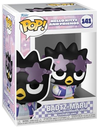 Funko Pop! Sanrio: Hello Kitty - Badtz-Maru KPop! - Vinyl-Sammelfigur - Geschenkidee - Offizielle Handelswaren - Spielzeug Für Kinder und Erwachsene - Anime Fans - Modellfigur Für Sammler und Display