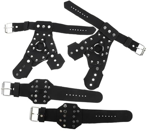 FRCOLOR 2paire Protège-mains Arc Bracelet Pour Réglable Et Paire Pour Droitier Et Gaucher Protection Sûre Et Confortable