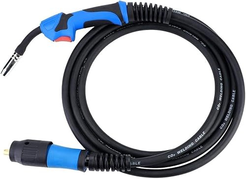 Welding Torch, MIG/MAG, MB15AK, 4m, 180A, 0-25mm, EU Connection, Anti-Kink Protection, Lightweight, Ergonomic Handle