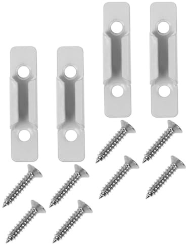 STAHAD Pestillo para Ventanas Corredizas y Herrajes de Seguridad, 4 Piezas de Aleación de Zinc, Accesorios para Bloqueo en Ventanas y Puertas Abatibles, Uso en Vehículos
