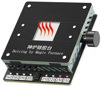 Fahoujs Piattaforma rimozione del Riscaldamento a Temperatura costante per Accessori Riparazione rimozione dissaldatura Chip IC CPU del Telefono Dispositivo rimozione Chip Multifunzionale