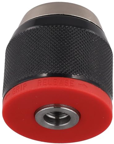 for Brand 10mm Self-Locking Drill Chuck, 3/8-24UNF Metal Ratchet Keyless Chuck Head, for Hand Electric Drills Woodworking Metalworking