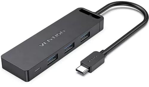 Hub USB Tipo-C Vention TGTBB/ 3xUSB/ 1xUSB Tipo-C/ 1x MicroUSB PD