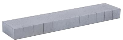 NOCH Plattform Epoche III – IV, för Märklin C-spår, 18 x 3,8 cm perfekt för modelltillverkning spår H0, strukturerad och hållbar