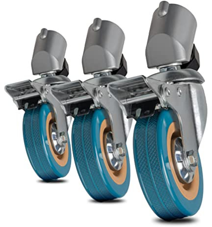 Walimex pro Stativrollen Pro 7522 3er-Set 75mm