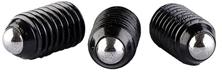 5/10 Stück M3 M4 M5 M6 M8 M10 M12 Schwarz Güteklasse 12.9 304 Edelstahl Innensechskant Federkugel Kolben Gewindestift Stellschraube Bolzen(Grade 12.9 Steel,6MM_M3 (10PCS))