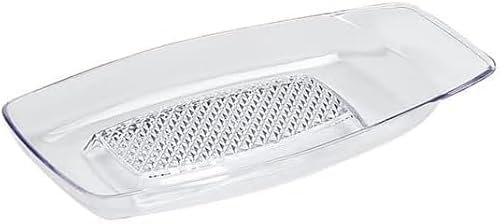 CIV Rallador de plástico para frutas y verduras. Rallador para manzana y puré. 18x11 cm