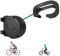 EWENYS Corda da traino per bicicletta per bambini, 2,5 m, retrattile, per genitori, per bambini, per bicicletta, mountain bike, ciclismo, elasticizzato, accessorio per bicicletta