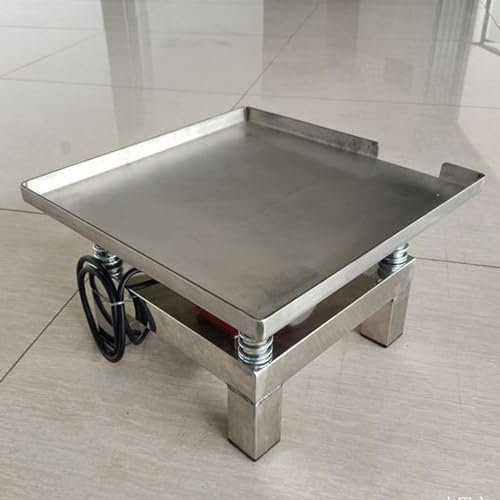 Table vibrante en béton, Petit Banc d'essai Vibrant, Banc d'essai de Vibrations en Acier Inoxydable, Bloc d'essai, Plate-Forme vibrante 35x35/50x50cm,50x50cm
