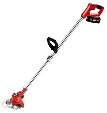 Weed Wacker, Batería Cortabordes De Césped, Cortabordes De Hierba Inalámbrico, Interruptor De Doble Control Cortador De Cepillo, Rango De Ajuste De Altura 1-30cm, para Jardín, Patio, Bush(One battery)
