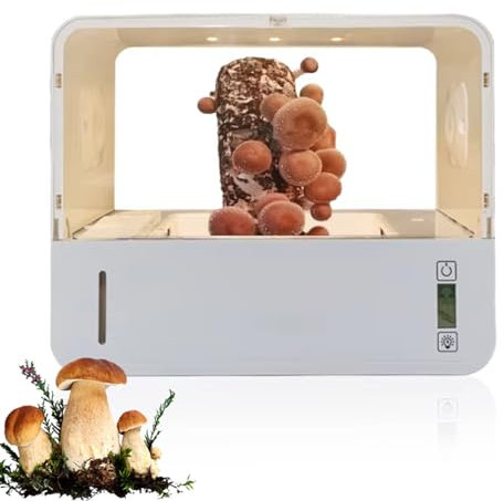 Kit de culture de champignons, kit de culture de stations de propagation de hotte aspirante mycologique, équipement de plantation de shiitake d'intérieur intelligent, température et humidité réglables