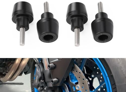 Sturzpads Rahmenschutz Fallschutz Für Suzuki GSX-8R GSX-8S GSXS8R 2024 GSX-S GSX-R GSXR600 750 1000 Motorrad Rahmen Slider Front Fender Gabel Slider Schutz(4pcs Black)