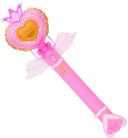 TOYANDONA Feenstab Mit Herz Leuchtendes Spielzeug Für Mädchen Party Requisite Leicht Und Robust Sicher Für Junge Mädchen