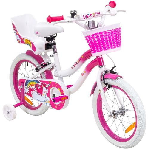 Actionbikes Kinderfahrrad | 16 18 20 24 Zoll | 4-12 Jahre | V-Brake Bremsen | Schutzblech v. und h. | Kinder Fahrrad für Mädchen & Jungen | Fahrräder | Kinderrad | Jugendrad | Bike
