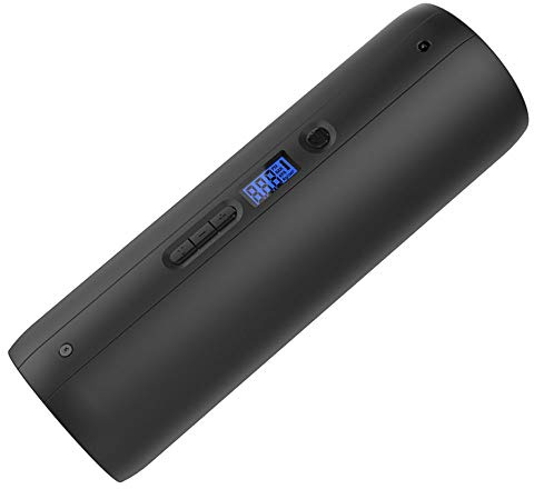 Inflador de neumáticos sin cable de compresor de aire portátil, bomba de neumáticos de 150 psi con luz LED recargable USB para neumáticos de automóvil, bomba de aire automático eléctrico de 12V para b