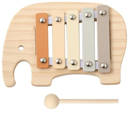 Holz 5 Töne Multikolor Xylophon Holz Musikinstrument Spielzeug Baby Kinder Rätsel Frühes Lernen Spiel Baby Wahrnehmung Geschenk Musik