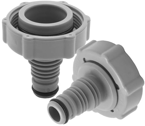 MospdyGear 2 adattatori per tubo piscina P6H1419, affidabile connettore di drenaggio in plastica per un facile drenaggio, compatibile con i comuni tubi per piscine