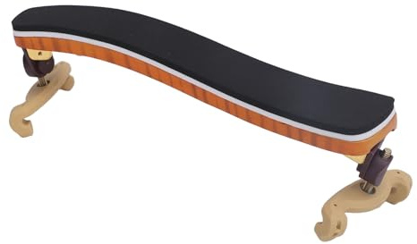 RiToEasysports Violine Schulterstütze, 4:4 3: Violine Schulterstütze mit Zusammenklappbaren Höhenverstellbaren Füßen für 13 14 Zoll Bratschen aus Hochwertigem Europäischem Ahorn