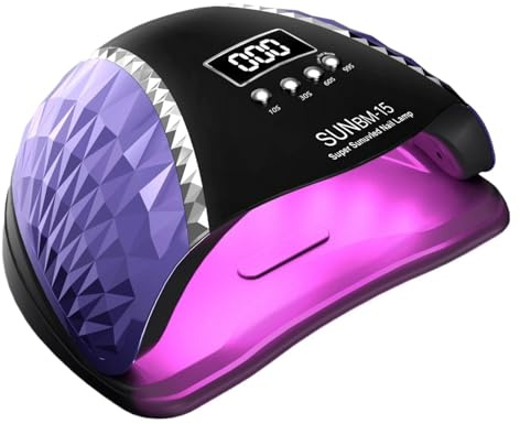 UV-LED-Nagellampe, 66 LEDs, Nageltrockner mit automatischem Bewegungssensor, professionelle UV-Lichtkabine for Nagellack, Manikürelampe(BM-15)