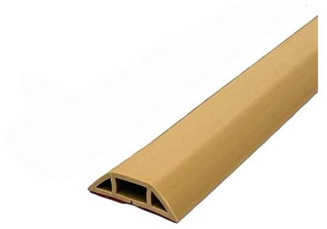 pasacables Suelo Protector de Cubierta Cable Suelo 1mX4cm, alimentación Autoadhesivo, Silicona, 1 ud(Color 6)