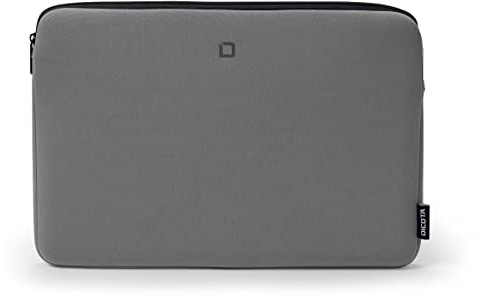 DICOTA Skin Base Laptop-Computer-Tragetasche – Leichtgewichtige Laptoptasche für Geräte mit Einer Größe von 13–14.1 Zoll, aus robustem und elastischem Neopren, grau