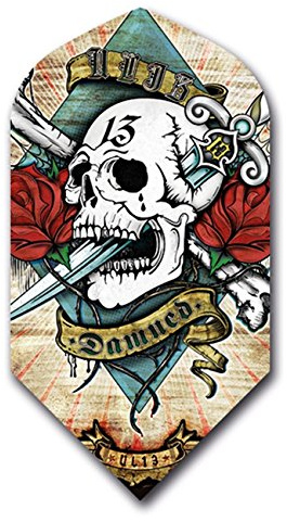 US Darts 3 Sets (9 Flights) Alchemy Damned Slim Dart Flights