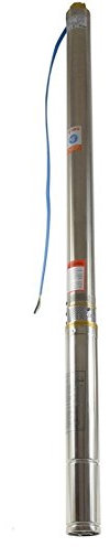 Sandverträgliche Tiefbrunnenpumpe 2,5 66 mm 2700l/h 230V 370 W Brunnenpumpe Tauchpumpe