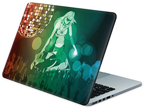 Skins4u Folie Sticker Skin Vinyl Aufkleber mit farbenfrohen Motiven für bis 17.3 Zoll 42x30cm Laptop Skin Decal Cover Party