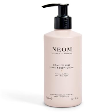 NEOM – Complete Bliss Hand & Body Lotion, 300ml | Blush Rose, Lime & Pepper | Nourish & Soften