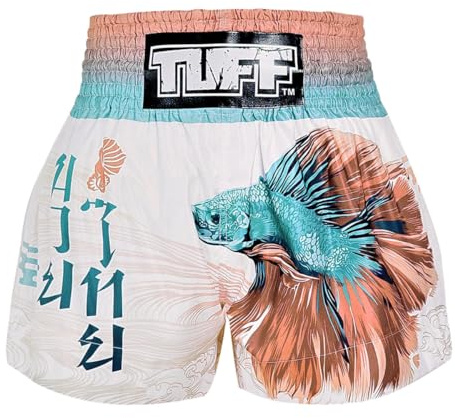 Wild Thorns Muay Thai Shorts in Schwarz von TUFF Sport, XL