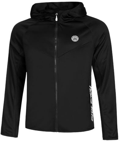 BIDI BADU Herren Crew Hood Jacket - Black, Größe:M