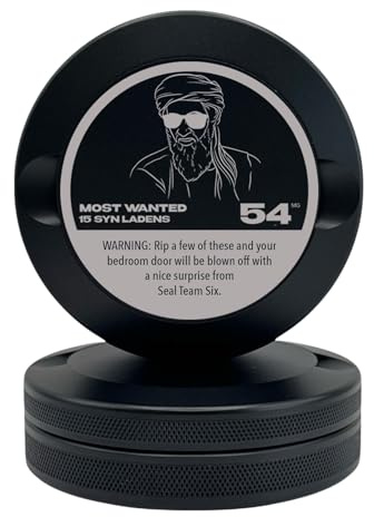 Edition 010: Syn Laden | Metal Can | Metal Container | Pouch Container | Small Storage Tin (Black)