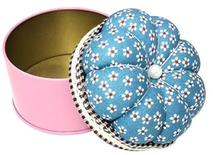 Qiwieod Nadelkissen,Nadelkissen zum Nähen süß,Nähnadelhalter - förmiges Nähnadelkissen, Nadelkissen, Nadelhalter, Nadelaufbewahrungsunterlage mit Aufbewahrungsbox zum Nähen