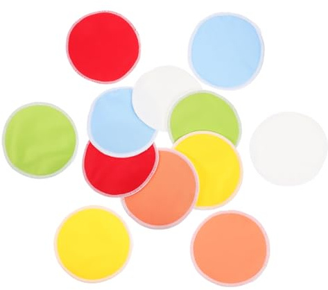 Yardwe 12pezzi Coppette Assorbilatte Riutilizzabili Lavabili e Traspiranti Per Allattamento Delicate Confezione Per Maternità