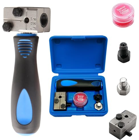 MIUUIPI Tubo del freno, strumento di espansione per tubi da 3/16, strumento per borsetta a mano, 4,75 mm, design rimovibile, universale per condizionatori d'aria, linee del veicolo