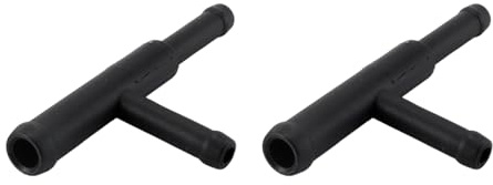 Orivin 1 paire de connecteurs en T pour tuyau de liquide de refroidissement, adaptés au fourgon VW T4 Transporter 074121438C, système de refroidissement du tuyau du vase d'expansion