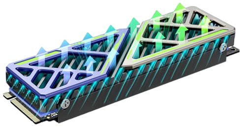 Disipador Térmico para Unidades Portátil - Aleta De Refrigeración para Discos | Disipador Portátil para Profesionales Creadores Amantes de Juegos
