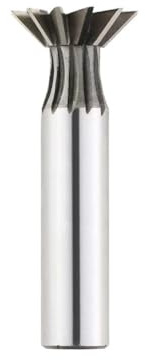 LLMWFA HSS-Schaftfräser mit geradem Schaft, 10~60 mm, CNC-Fräser 45 55 Grad, Schwalbenschwanzfräser guter roter Härte, 1 Stück(18mm x 45)