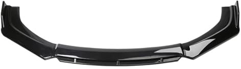 Lame de Pare-Choc Avant Universelle Compatible avec Audi A4 S4 A6 S6 Break Awant B6 B7 B8, diffuseur, becquet inférieur, kit de réglage(Black)