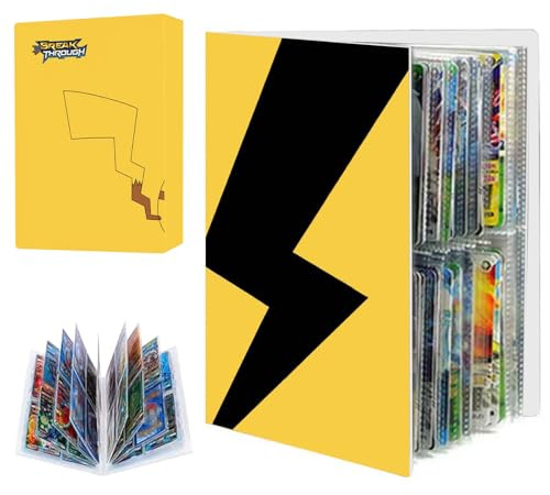 Sammelalbum für Karten, Sammelkarten Album, Kinder Karten Halter, 30 Seiten 240 Karten Kapazität