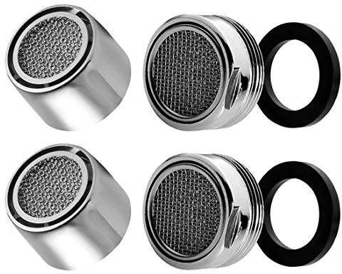 EUROXANTY Filtro aireador para grifo | Atomizador de agua | Filtro para grifos | Menor consumo de agua | filtro Abs y malla metálica | Con junta de goma | SET Hembra y macho