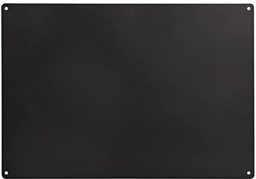 Magnettafel Magnetboard aus Metall - 58 x 40 Magnettafel Schwarz - Magnetwand inkl. Befestigung