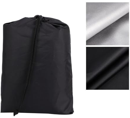 Klappbett-Staubschutz, wasserdichte Klappbett-Schutzhülle Leichte Möbelabdeckung, Schwarz für Schwimmbad-Strandkorb(85 * 33 * 107cm)