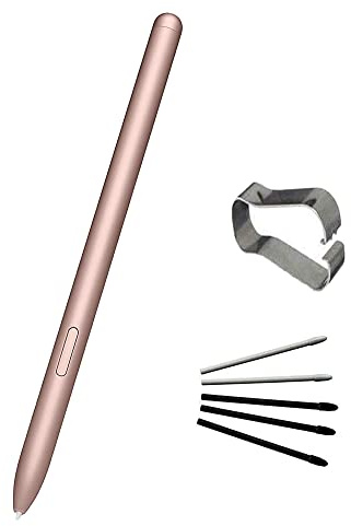 Galaxy Tab S7 Stylus Pen Replacement for Samsung Galaxy Tab S7, Tab S7+ Plus, Tab S7 FE, S8, S8+, S8 Ultra S Pen Stylus+ Tips/Nibs (Golden Pen)