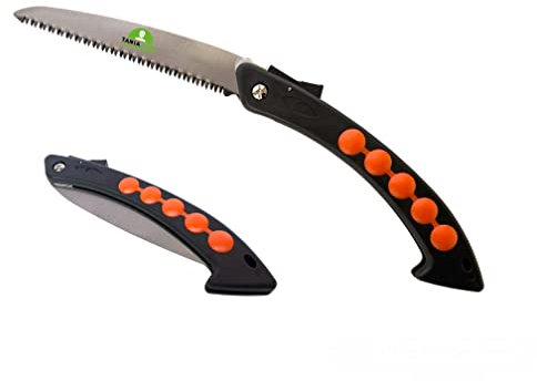 Sega Manuale Pieghevole Seghetto Segaccio Tascabile Lama 180Mm Taglia Legna Potatura Rami Alberi Cartongesso Sega per potatura Manuale Portatile