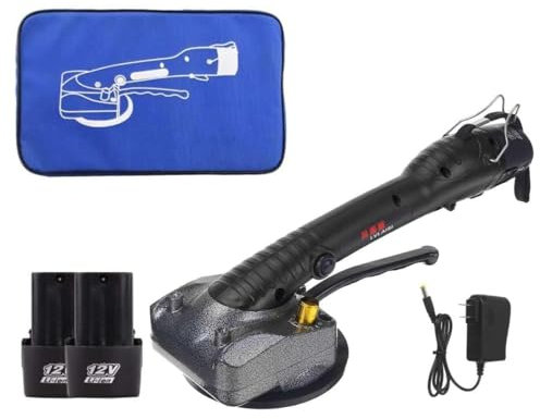 Machine à rainurer les murs TULING 2000W Carrelage Machine à carreaux Vibromator Vibromator Coupe Ajustable Problème Automatique Vibrateur Outil de nivellement avec batterie 1/2 ( Color : Black 2 Batt