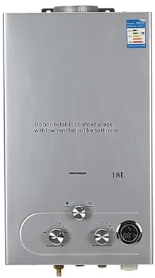 Gas-Warmwasserbereiter, Multifunktionaler Thermostatischer Warmwasserbereiter Mit Mechanischer Knopfsteuerung, Hochempfindlichem Wasserdurchflusssensor, Frostschutz Und Spannungsschutz, Für Badezimmer