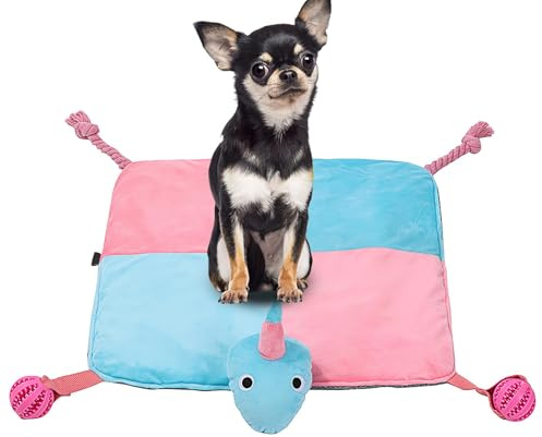 Schnüffelmatte für Hunde – Interaktives Hundespielzeug | Hunde-Puzzle-Spielzeug | Haustier-Leckerli-Matte | Fütterungspad Puzzle-Spielzeug | Schnüffelspielzeug | Langsames Essen für drinnen | mit